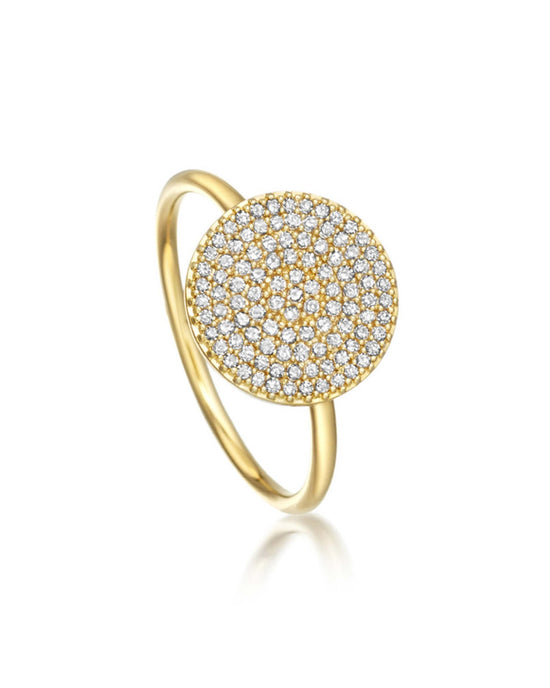 Solid Gold Icon Diamond Ring