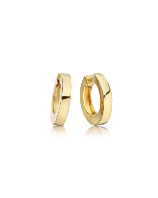 Gold Stilla Mini Huggie Earrings