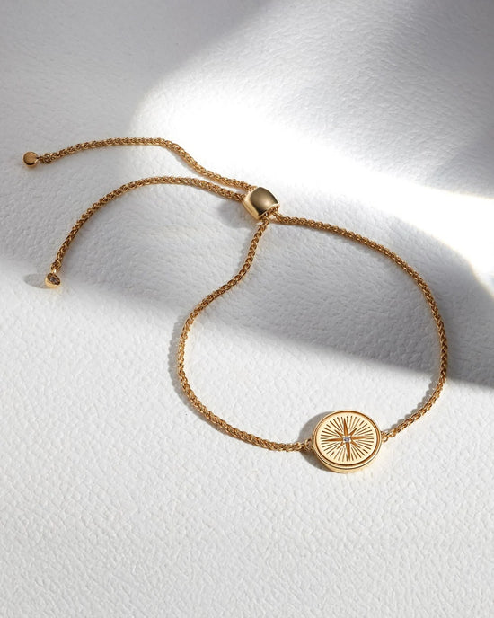 Gold Celestial Compass Kula Bracelet