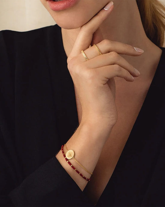 Gold Celestial Compass Kula Bracelet