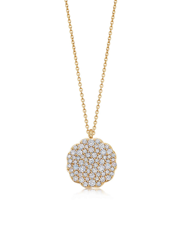 Solid Gold Asteri Diamond Locket Necklace