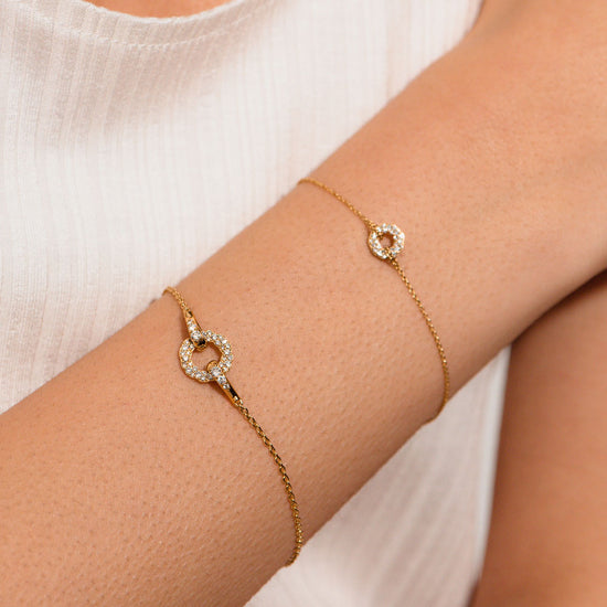 Solid Gold Asteri Diamond Bracelet