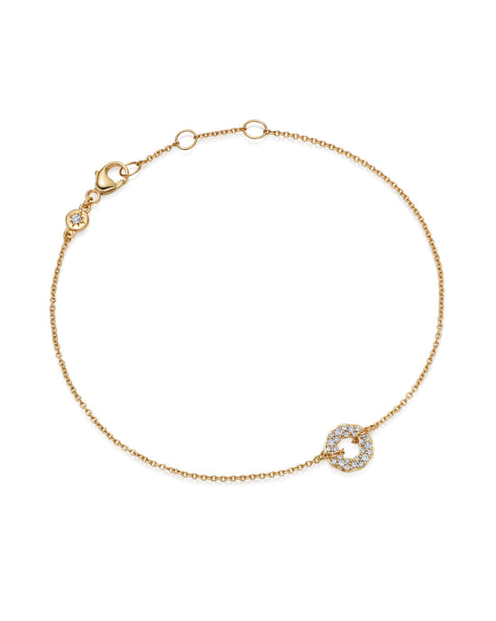 Solid Gold Asteri Diamond Bracelet