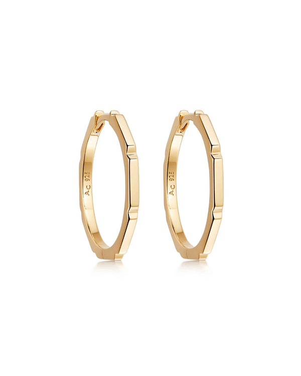Gold Aubar Hoop Earrings