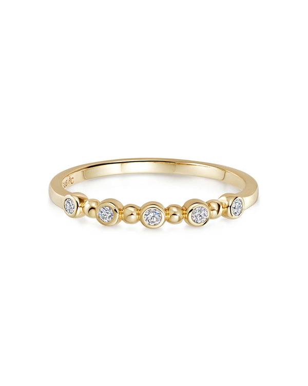 Solid Gold Icon Nova Five Diamond Ring