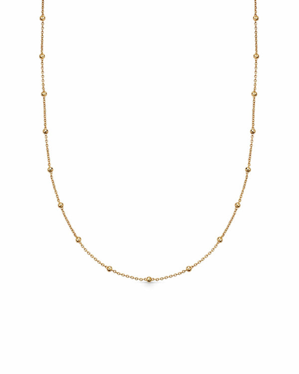 Gold Aurora Station Necklace
