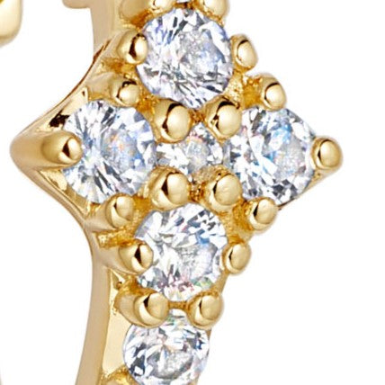 Gold Luna Light Hoop Earrings