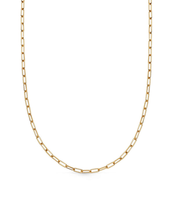 Gold Paperclip Chain Necklace