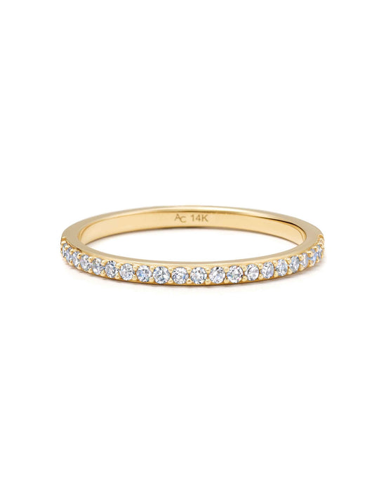 Solid Gold Diamond Eternity Ring
