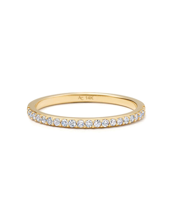 Solid Gold Diamond Eternity Ring