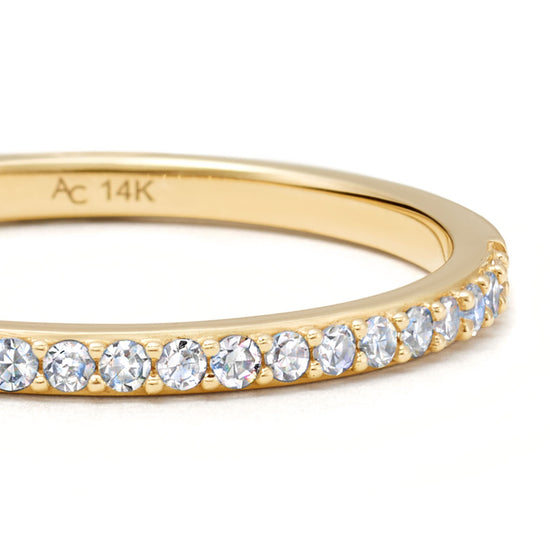Solid Gold Diamond Eternity Ring