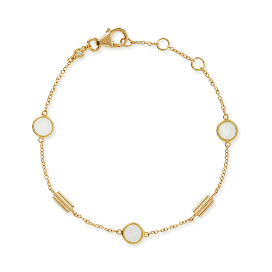 Gold Stilla Mother of Pearl Bracelet