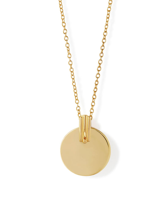 Gold Stilla Malachite Necklace