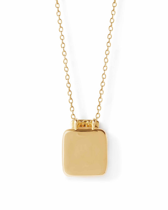 Gold Aurora Ridge Locket Necklace