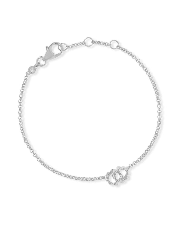 Silver Aurora Ridge Link Bracelet