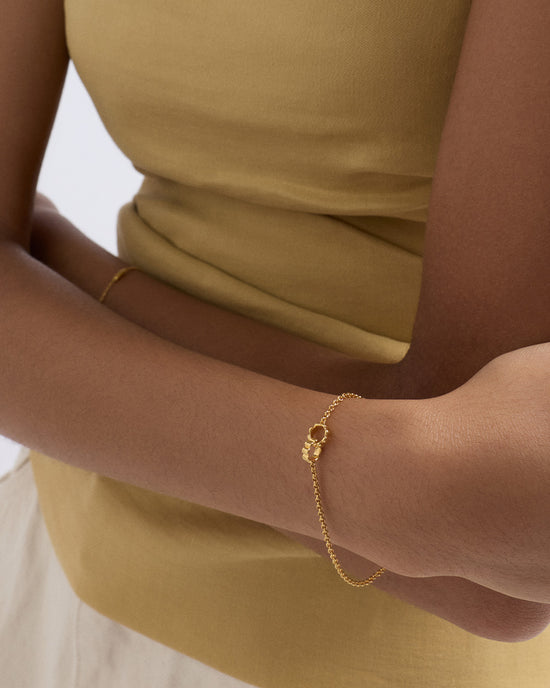 Gold Aurora Ridge Link Bracelet
