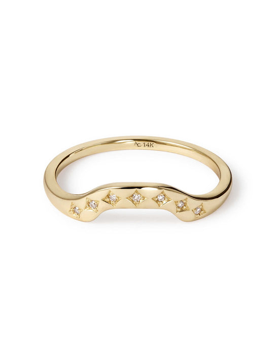 Solid Gold Diamond Ring Jacket
