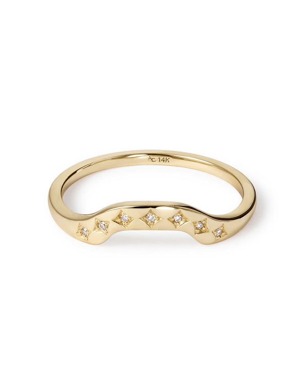 Solid Gold Diamond Ring Jacket