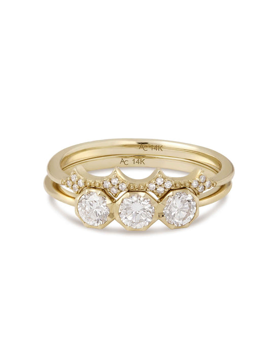 Solid Gold Luna Diamond Ring Jacket