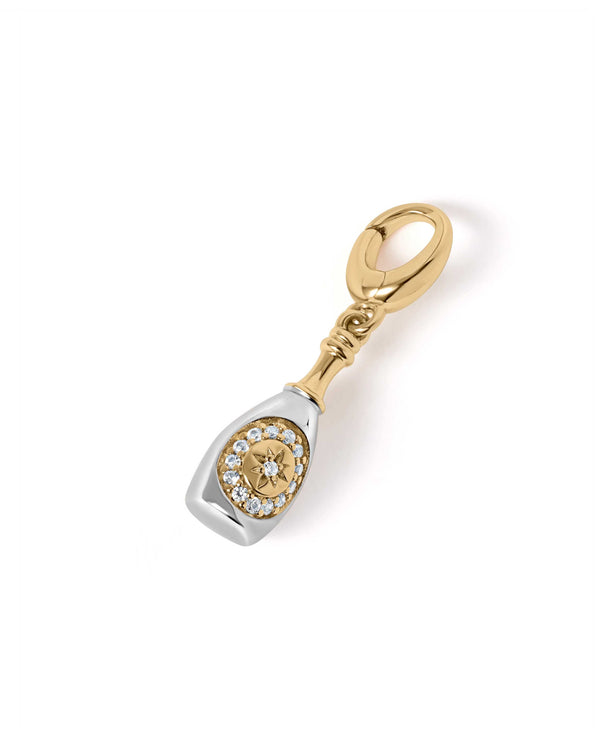 Gold & Silver Champagne Charm