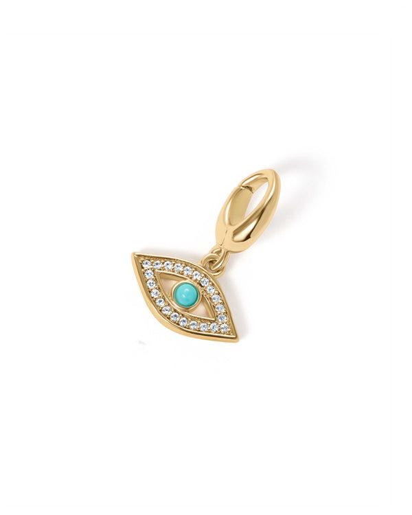 Gold Evil Eye Charm