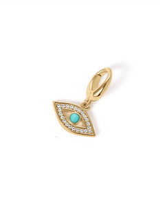 Gold Evil Eye Charm