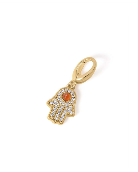 Gold Hamsa Hand Charm