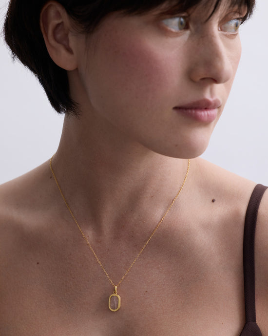 Laura Jackson Rhodochrosite Oval Locket Necklace