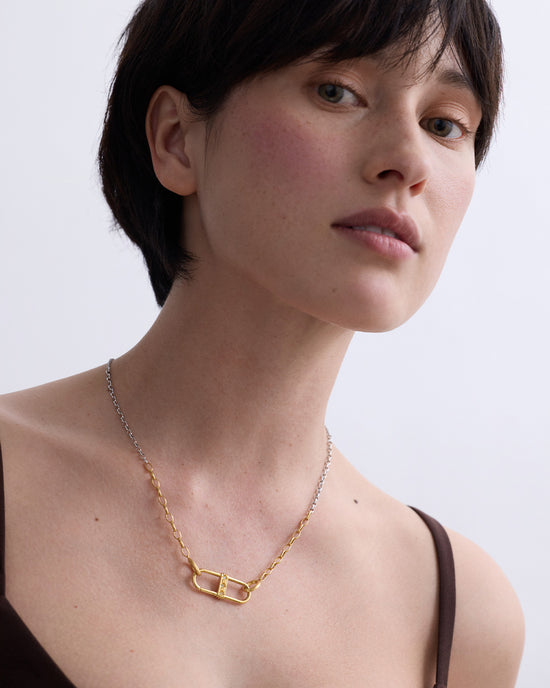 Laura Jackson Statement Link Necklace