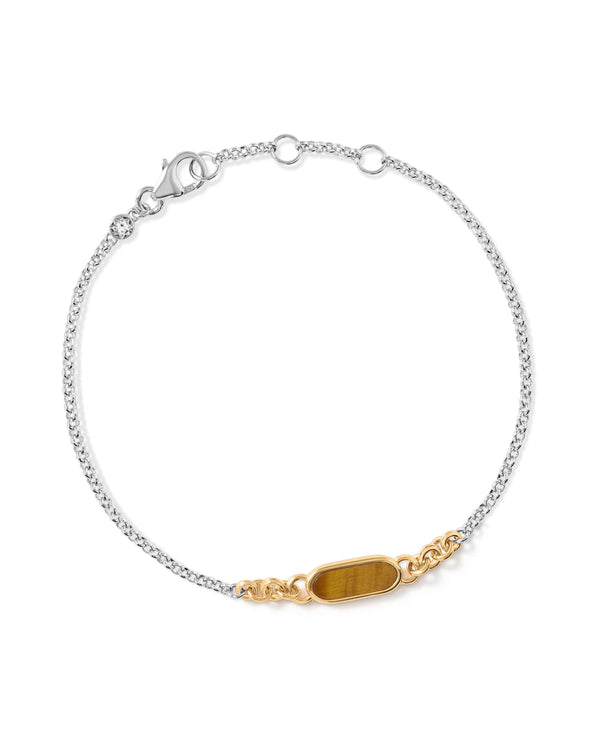 Laura Jackson Tiger's Eye Bar Bracelet