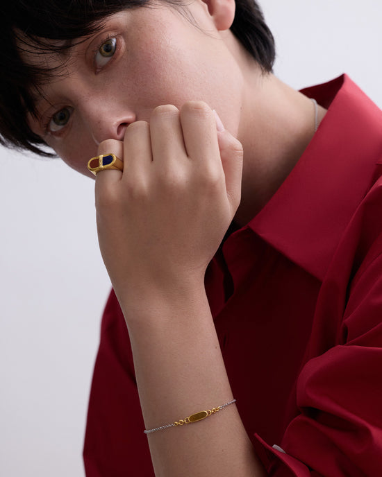 Laura Jackson Tiger's Eye Bar Bracelet