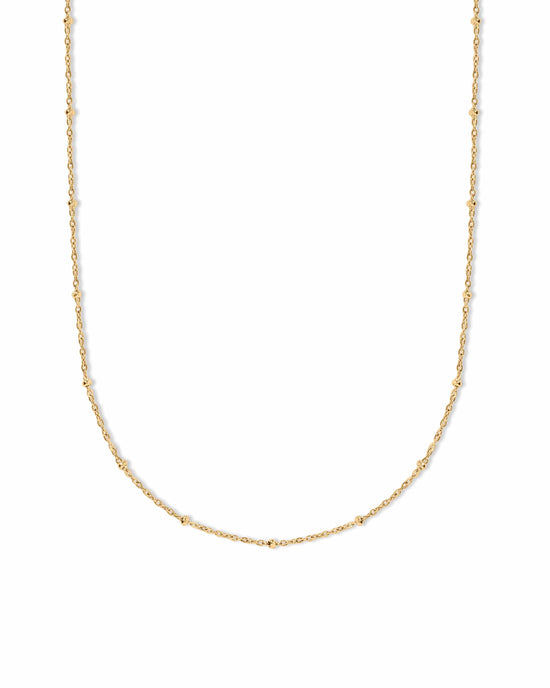 Gold Ball Chain Necklace