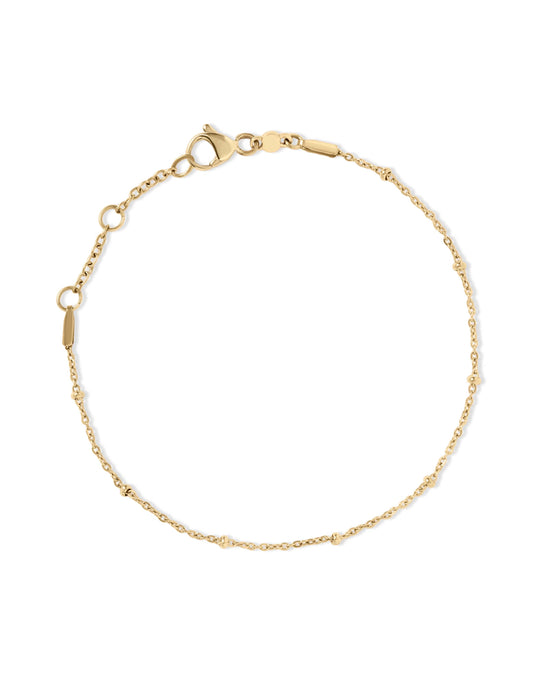 Gold Ball Chain Bracelet