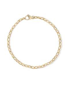 Gold Paperclip Chain Bracelet