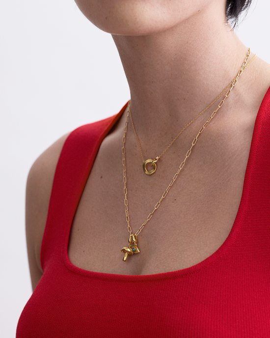 Gold Evil Eye Charm