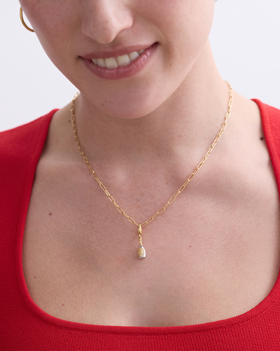 Gold & Silver Champagne Charm
