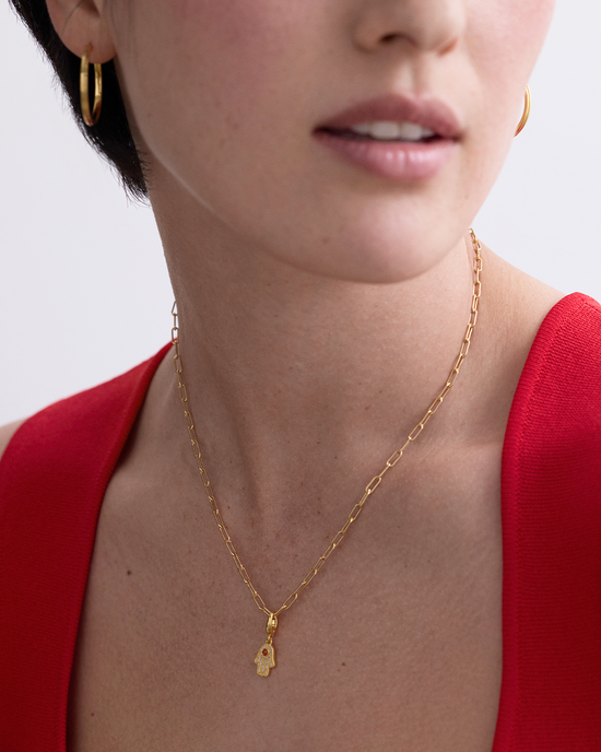 Gold Hamsa Hand Charm