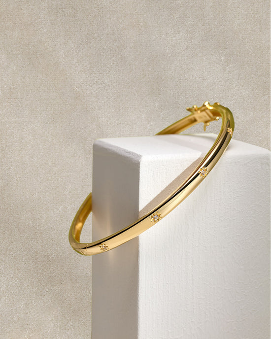 Gold Celestial Orion Bangle