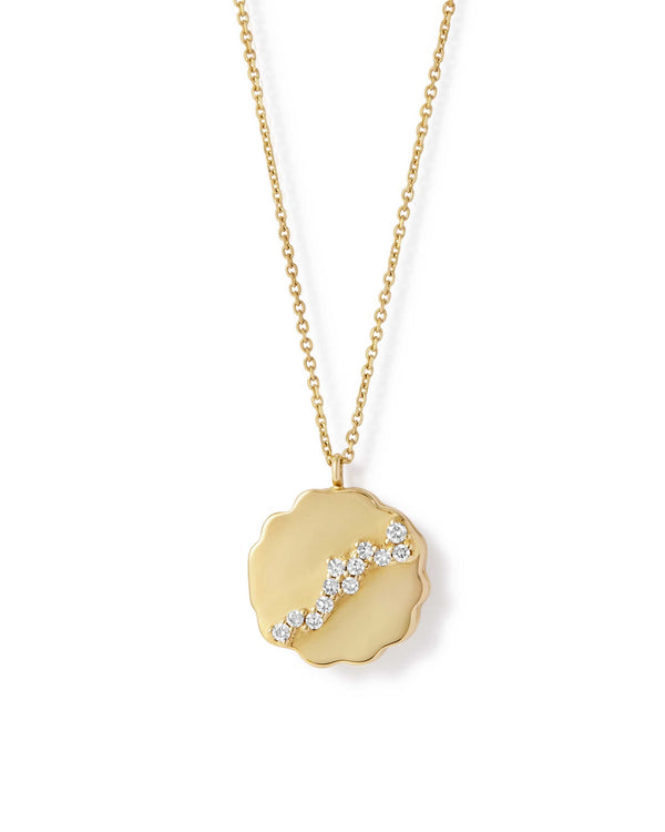 Solid Gold Asteri Diamond Mini Locket Necklace