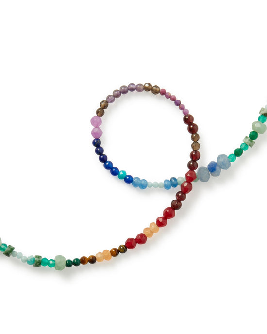 Second Chance Rainbow Gemstone Necklace