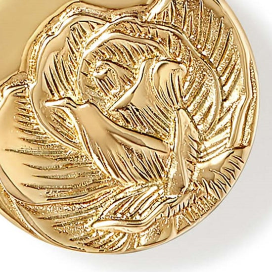 Gold Terra Rose Locket Necklace