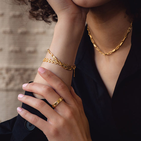 Gold Celestial Orion Ring