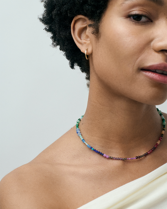 Second Chance Rainbow Gemstone Necklace