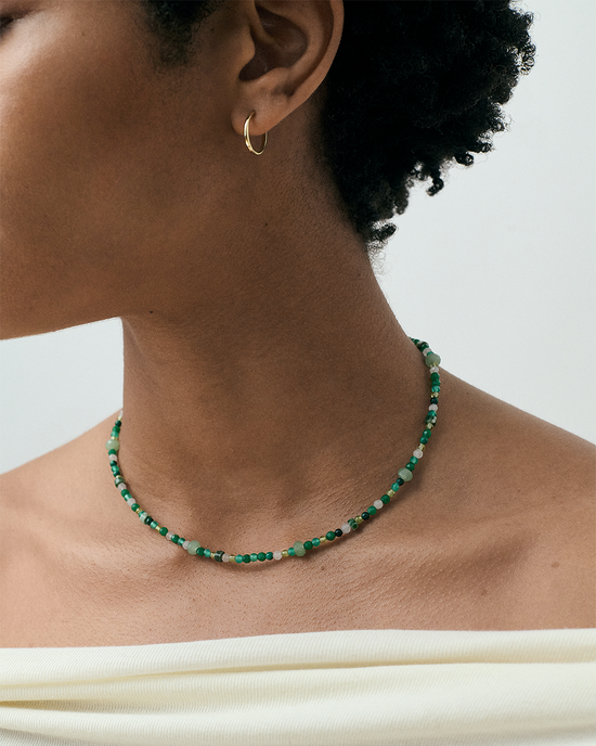Second Chance Green Gemstone Necklace
