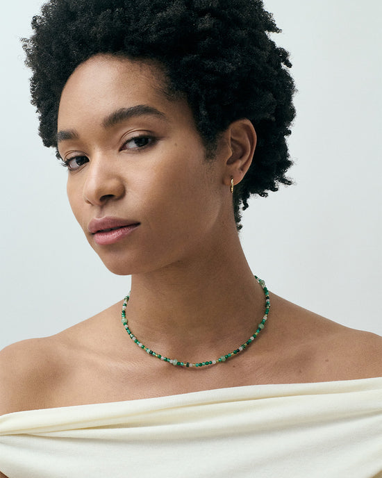 Second Chance Green Gemstone Necklace