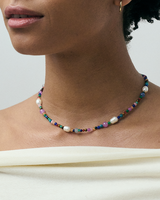 Second Chance Pearl Gemstone Necklace