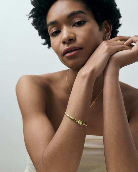 Gold Celestial Orion Bangle