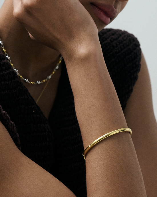 Gold Celestial Orion Bangle