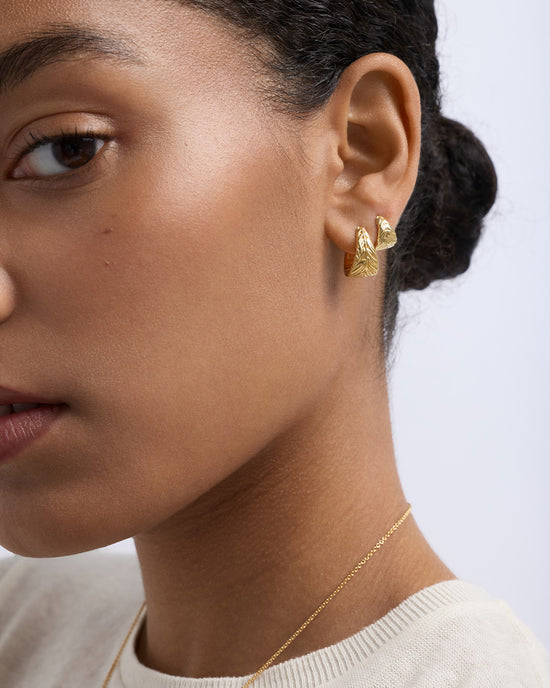 Terra Hoop Earrings