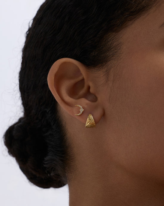 Terra Huggie Earrings